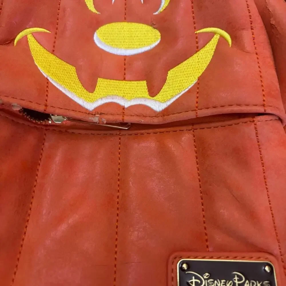 Mickey halloween pumpkin loungefly backpack